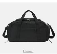 Bolsa de equipaje seca y húmeda separada con compartimento para zapatos independiente, bolso de lona de viaje, entrenamiento, Fitness, deportes, gimnasio, bolsa de Yoga - details 1