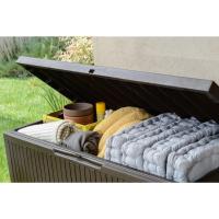 Arcón exterior Baúl de almacenamiento de resina marrón Capacidad de 270L - details 28