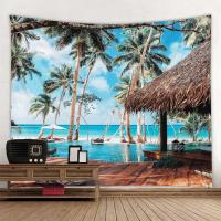 Tapiz de playa Tropical nórdico, Mandala colgante de pared Hippie, decoración de dormitorio, tapiz psicodélico, tapiz bohemio, 6 tamaños - details 18