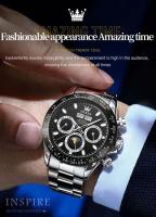Reloj Automático de Acero Inoxidable OLEVS para Hombres Impermeable, Mecánico, Correa de Cuero - details 5