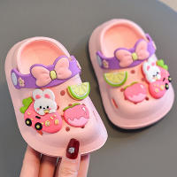 Sandalias Para Niñas, Zapatillas Antideslizantes Para Bebés De Suela Blanda Para Interiores De Verano Para Niños, Zapatos De Agujero Para La Cabeza Con Bolsa Para Niños De Dibujos Animados - details 14