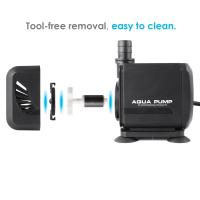Bomba de fuente, bomba de agua sumergible de 15W 1500L/H y 40W 3000L/H, bomba de agua de fuente para exteriores con cable de alimentación de 2,3 m, 3 boquillas - details 4