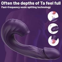 Vibrador de succión de clítoris, juguetes sexuales para adultos para mujeres, vibradores de consolador de punto G 3 en 1 con 10 modos de vibración y succión, juguetes con ventosa para pezones, estimulador de clítoris para parejas o diversión en solitario - details 5