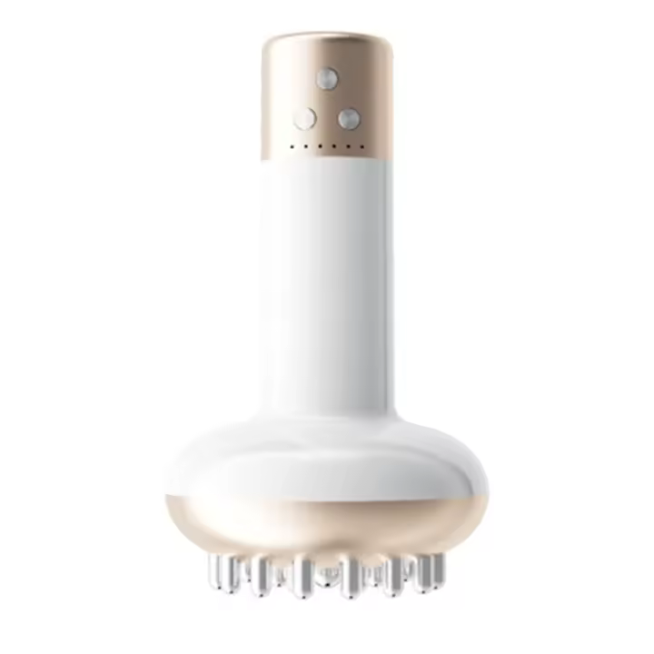 Masajeador corporal eléctrico de meridianos, máquina de drenaje linfático de raspado anticelulítico, microcorriente, Guasha, vibrador, blanco - 1