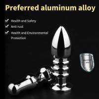 Leten Vibradores de Acero Inoxidable Masajeador Erectil para Prostate Juguete Sexual Control Remoto - details 1