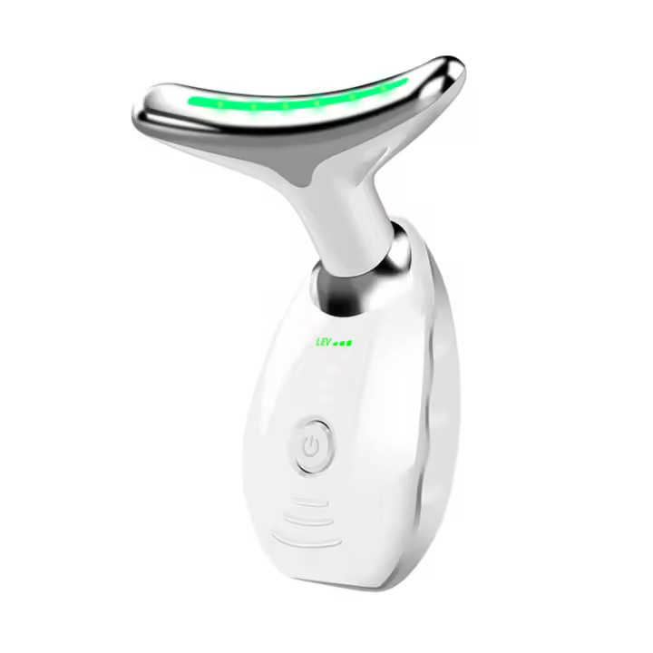 Masajeador Facial para el cuello, herramientas multifuncionales para el cuidado de la piel, 7 colores, Led - 1