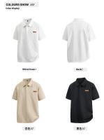 Camiseta manga corta hombre polo holgado antibacteriano adelgazante polo cómodo transpirable - details 2