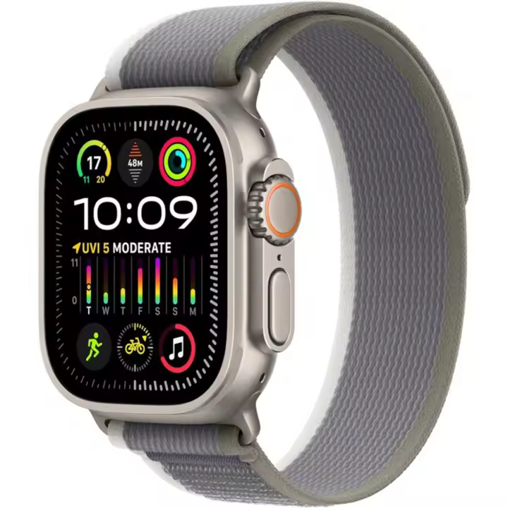 Apple Watch Ultra 2 Teléfono GPS 49 mm Ca Titanio/Loop Track Verde/Gris S/M - 1