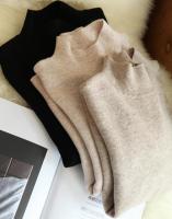 Otoño Invierno chic suéteres inferiores mujer moda jersey de cuello alto ajustado de manga larga Jersey de punto suave cálido Pull Femme Top - details 23