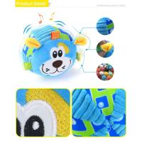 Bola de Ratán Suave con Pelo de Perro Juguete Interactivo para Mascotas Forma de Animal - details 11