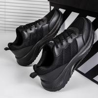 Zapatos deportivos planos para hombres zapatos de trabajo de suela suave para mantener caliente - details 3