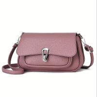 Nuevo bolso de mujer con patrón de lichi de color sólido de moda en 2025, bolso de mano de lujo de alta gama. - details 0