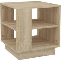 Mesa de Centro auxiliar Consola Lateral de Salón Sofá Muebles de Madera Sonoma 40x40x43 cm - details 0
