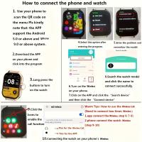 Nuevo reloj inteligente unisex con pantalla táctil completa y esfera grande de 1,91 pulgadas con recordatorios de llamadas y mensajes inalámbricos, regalos exquisitos para familiares y amigos, notificaciones meteorológicas, podómetro de seguimiento deport - details 8