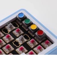 Capuchones para teclas metalizados Echome personalizados, diseño de semáforo de tráfico genial con aleación de zinc, capuchón de retroceso para teclados mecánicos, accesorios para juegos y regalo ideal. - details 10
