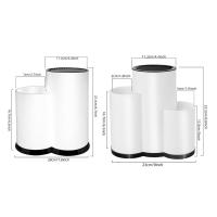 Soporte Universal para cuchillos para el hogar, rejilla de drenaje de plástico para utensilios de cocina, caja de almacenamiento de cubiertos en blanco y negro, tenedor, 2/3 - details 0