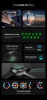 Nuevo reloj inteligente masculino de 1,53 pulgadas en 2025, llamada bluetooth, ip68, seguimiento de movimiento gps, asistente de voz, nfc, pulsera de monitoreo de salud femenina, Para iOS y Android, regalos de Navidad - details 1