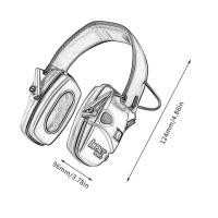 Orejera para disparar electrónica táctica Original, auriculares antiruido para deportes al aire libre, amplificación de sonido de impacto - details 4