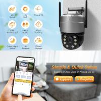 Cámara de Vigilancia Nocturna de 360 Grados Visión Completa HD Monitor Remoto de Teléfono Móvil - details 1