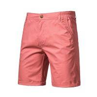 AIOPESON Shorts Para Hombre Algodón 100% Cuello Elasticidad Estilo Casual Verano 10 Colores Pantalones De Playa - details 5