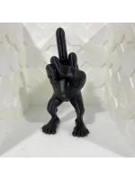 Figura de dedo medio con patas, accesorios de escritorio divertidos, regalo de bromas, nuevo - details 4