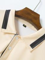 Polo de manga corta para hombre, camisetas informales, tops de verano - details 14
