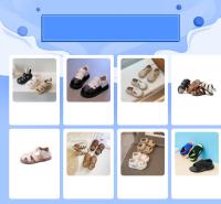 Sandalias de verano para niños y niñas, zapatos suaves y transpirables con gancho de color puro, a la moda, para la playa - details 0