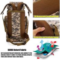 Mochila impermeable 80L para hombre, granola capacidad para senderismo, acampada, viaje, deportes al aire libre, equipo de Camping - details 4