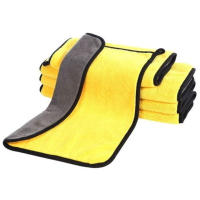 Toalla de Microfibra Super Absorbente 30x60CM para Lavado de Coches y Limpieza de Ventanas Herramientas de Limpieza Doméstica Polishing - details 15