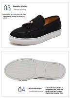 Zapatos Oxford de cuero de vestir de diseñador para hombre, puntiagudos y fáciles de usar, serie de zapatos casuales de talla grande - details 5