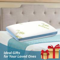 Almohada de espuma viscoelástica, ventilación, premium, funda de almohada lavable y de bambú, 1 unidad - details 0