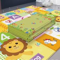 Alfombra de Juego plegable para bebé, tapete impermeable para suelo, portátil, juguetes de actividades, 180x100cm - details 1