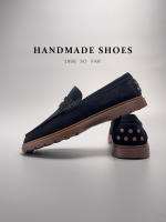 Mocasines de alta gama, cuero genuino, piel de vaca de primera capa, zapatos de moda hechos a mano con un pedal. - details 34