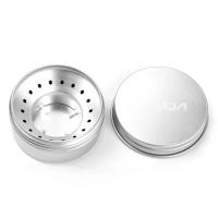 Mini estufa de mochila de 40ml, quemador de alcohol de aluminio con parabrisas pequeño de acero inoxidable, estufa portátil para acampar al aire libre - details 10