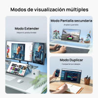 ARZOPA Monitor Portátil 15.6'' Alta Resolución 1080P IPS Audio Incorporado Montaje en Escritorio - details 10