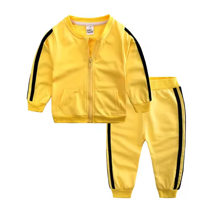 Conjunto de ropa informal para niños y niñas, sudaderas y pantalones deportivos, primavera y otoño, novedad de 2025 - 1