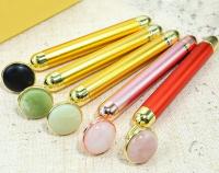 Barra de Masaje con vibración de Jade, Instrumento de belleza eléctrico, 24K, Disco en polvo - details 8