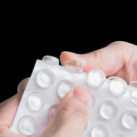 KAK-almohadillas de silicona anticolisión para muebles, 30-80 piezas amortiguador autoadhesivo para puerta de armario, herrajes protectores para muebles - details 8