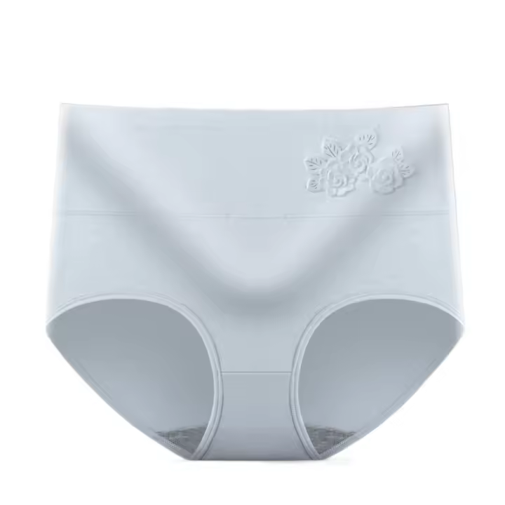 Faja moldeadora de cuerpo posparto de cintura alta, ropa moldeadora de talla grande, bragas levantadoras de glúteos, bragas de algodón que contraen el vientre - 1