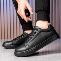 Zapatos Casuales para Hombre Mocasines Suaves Comodidad de Otoño Blancas y Negras - details 4