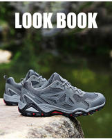 Zapatos de senderismo transpirables para hombre, zapatillas deportivas antideslizantes para escalada de montaña, calzado de entrenamiento al aire libre - details 5