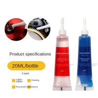 Carrete de pesca lubricante de 2 piezas, rodamiento de grasa, mantenimiento, engranaje de fundición de cebo, aceite líquido, estable, prevención de óxido - details 2