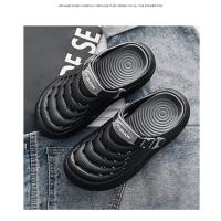Zapatillas de verano originales de diseñador, zuecos para hombre, sandalias de playa con plataforma para mujer, calzado informal antideslizante para exteriores, sandalias para hombre - details 19
