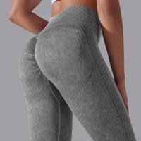 Pantalones de yoga para mujer, pantalones deportivos transpirables de cintura alta, ropa de gimnasio para levantamiento de glúteos, entrenamiento - details 40