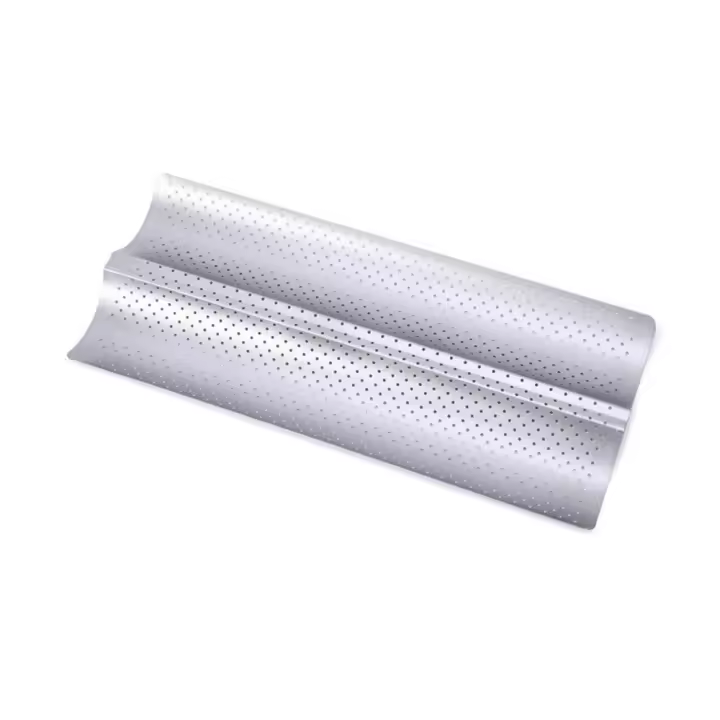 Bandeja antiadherente para hornear Baguette, herramienta para hornear Pan francés, Baguette, nuevo - 1