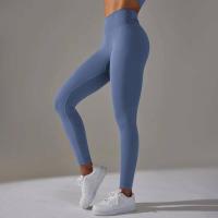 Leggings sin costuras para mujer, leggings de gimnasio de cintura alta, control de barriga, entrenamiento para correr, pantalones de yoga - details 2