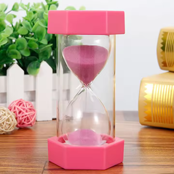 Reloj de arena para niños, cronógrafo de arena, suministros de cocina, juego de regalo, 5/10/15/20/30min - 1