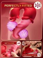 Vibrador Leten, Juguetes sexuales para adultos, vibradores de empuje de lengua para mujeres, consolador, estimulador de clítoris con succión de rosas, herramientas de placer para parejas femeninas - details 4