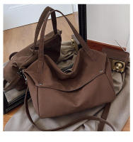Quiero este bolso de gran capacidad, bolso de hombro informal de moda, bolso vintage mate para las axilas - details 41