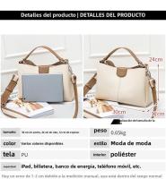 Nuevo bolso cruzado simple, moderno y elegante, bolso informal para mujer. - details 5